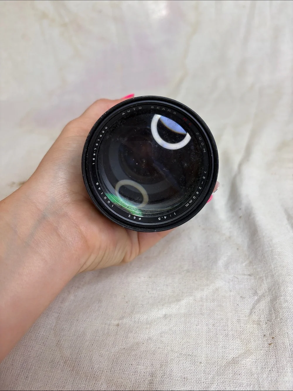 Manual 75-150mm Telephoto Camera Lens - Black